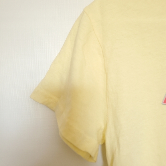 BRITNEY SPEARS STRONGER GRAPHIC TEE YELLOW PINK SHORT SLEEVE WOMENS ( S ) - Picture 6 of 8